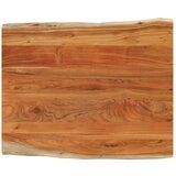vidaXL Mizna plošča 90x80x2,5 cm pravokotna akacija naraven rob | Shoptok.si