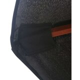  Vrtni suncobran s drvenom šipkom 350 cm crni | shoptok.hr