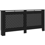 vidaXL pokrov za radijator crni 172 x 19 x 81 cm mdf | shoptok.hr