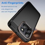 Techsuit Carbon Silicone maska za Honor X6c – crna | shoptok.hr