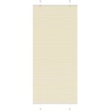 vidaXL Plisirana zavesa kremne barve 95x200 cm, širina blaga 94,4 cm, poliester, (5000298518) | Shoptok.si