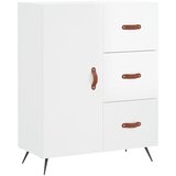 Maison Chic Komoda - Predalnik visok sijaj bela 69,5x34x90 cm inženirski les, (21722484) Cene