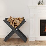 vidaXL Držač za cjepanice sivi 47 x 39,5 x 48 cm od masivne borovine Cijene