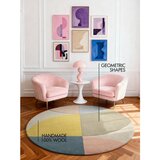 Ted Baker Ročno tkana volnena okrogla preproga ø 160 cm Westminster Savile – | Shoptok.si