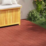  Kamen za hodanje 6 pcs Crvena 40,5 x 40,5 x 2 cm Guma Cijene
