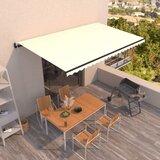 Tenda na automatsko uvlačenje 500x300 cm krem Cijene