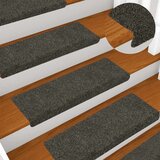  Prostirke za stepenice samoljepljive 15 kom 65x21x4 cm antracit pravokutni rub | shoptok.hr