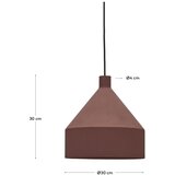 Kave Home Viseća svjetiljka boja terakote s metalnim sjenilom ø 30 cm Peralta – | shoptok.hr