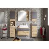 Premium Living Visoka Omara Float, Hrast, Antracit | Shoptok.si