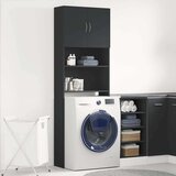vidaXL Ormar za perilicu rublja crni 64x24x190 cm izrađeno drvo | shoptok.hr
