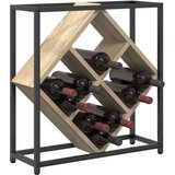  Stojala za vino Sonomski hrast, Črna Iverna plošča, Kovina Srednje | Shoptok.si
