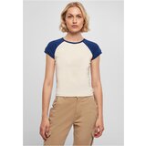UC Ladies Ladies Organic Stretch Short Retro Baseball Tee whitesand/spaceblue | shoptok.hr