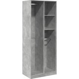  Ormar siva boja betona 80x50x200 cm od konstruiranog drva | shoptok.hr