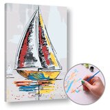  Paint by Numbers Kit - Tema broda | 50x50 cm | shoptok.hr