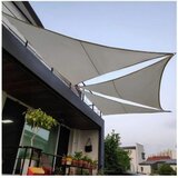 ModernHome Moderno solarno trouglasto јedro 4x4x4m, sivo | ePonuda.com