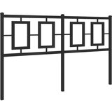  the living store kovinsko posteljno vzglavje črno 140 cm - vzglavje, (21498749) | Shoptok.si