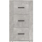  Komoda siva boja betona 40 x 33 x 70 cm od konstruiranog drva | shoptok.hr