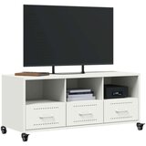 vidaXL TV ormarić bijeli 100,5 x 39 x 43,5 cm hladno valjani čelik | shoptok.hr