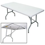  Proizvod sa nedostatkom - OUTLET - Sklopivi sto sa metalnom konstrukcijom 180x76x74 Cene