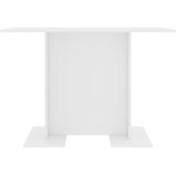  Blagovaonski stol bijeli 110 x 60 x 75 cm konstruirano drvo | Eponuda.com