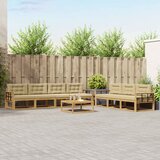  Set vanjskih sofa 7 kom. Bijela i bež | shoptok.hr