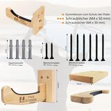 TWO STONES stenski nosilec za surf deske iz bukovega lesa | Shoptok.si