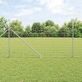  Zavareno žičano ograđivanje s bodljama 25 x 1,4 m Srebrna Mreža | shoptok.hr