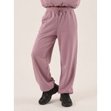 Sinsay Wide leg comfort hlače od fleece tkanine Active Slike
