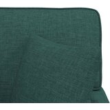  Ležaljka s suknjom s jastukom 3 pcs Tamnozelena tkanina | shoptok.hr
