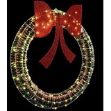  Vijenac s 150 LED svjetlima Topla bijela 121 x 121 x 10 cm PET | shoptok.hr