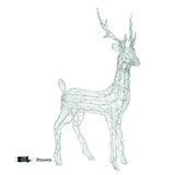 Aigostar LED spoljašnja božićna dekoracija 180xLED/8 funkcija 1,05m IP44 hladno-bela jelen | Eponuda.com