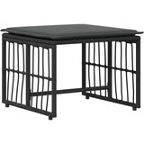  Set vanjskog namještaja 5 pcs Crna i tamno siva | shoptok.hr