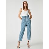 Koton Jeans with an elastic waistband have a relaxed fit - Baggy Jeans. | Shoptok.si