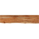 vidaXL Stenska polica 110x20x3,8 cm pravokotna akacija naraven rob, (5000268564) Cene