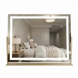 Stensko ogledalo LED STUDIO L.Gold 58x45