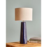 Bloomingville Plava/krem metalna stolna lampa s tekstilnim sjenilom (visina 61 cm) Cornelie &amp;ndash; Slike
