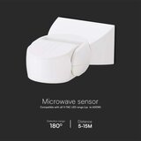  spoljni mikrotalasni senzor pokreta 180° 230V IP65 beo | Eponuda.com