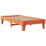  Okvir kreveta bez madraca voštano smeđi 75 x 190 cm od borovine | shoptok.hr