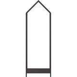  Stalak za drva crni 40x25x120 cm Hladno valjani čelik | shoptok.hr