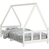 The Living Store Otroški posteljni okvir bel 90x190 cm trdna borovina - Otroški Posteljni Okvir, (21625191) | Shoptok.si