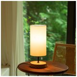 Aigostar Stona lampa sa USB portom 1xE27/40W/230V crna/krem Slike