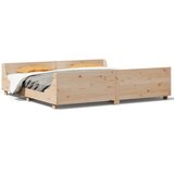 vidaXL Posteljni okvir z vzglavjem 180x200 cm borovina Cene
