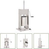 The Living Store Ročna polnilka za klobase srebrna 10 L nerjaveče jeklo - Polnilka Za Klobase, (21744898) | Shoptok.si