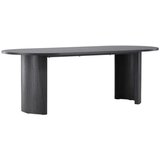Vind Collection Vind pravokutni blagovaonski stol Grundsund 220 × 100 × 75 cm, crna | shoptok.hr