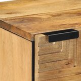 vidaXL Noćni ormarići 2 kom smeđi 40x33x46 cm Puno drvo Mango | shoptok.hr