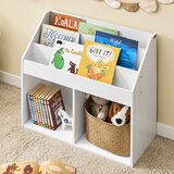 SoBuy Otro&amp;scaron;ka knjižna omarica s 5 policami Bela 68x30x68cm Minimalističen KMB01-II-W, (5000099370) Slike