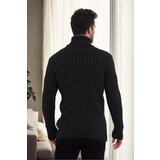 Dewberry 87325 Mens Knitted Patterned Sweater-SMOKED | shoptok.hr