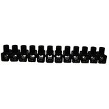 Ass Klema za doze (Število polov: 12 kos, 2,5 mm² - 6 mm², Črna) | Shoptok.si