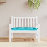 vidaXL Blazina za vrtno klop turkizna 110x50x7 cm blago Cene