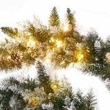  Božićna girlanda s LED svjetlima zelena 5,2 m PVC | shoptok.hr